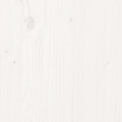822093 vidaXL Plant Stand White 104,5x25x109,5 cm Solid Wood Pine