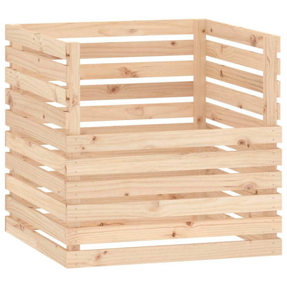 Composter 80x80x78 cm Solid Wood Pine