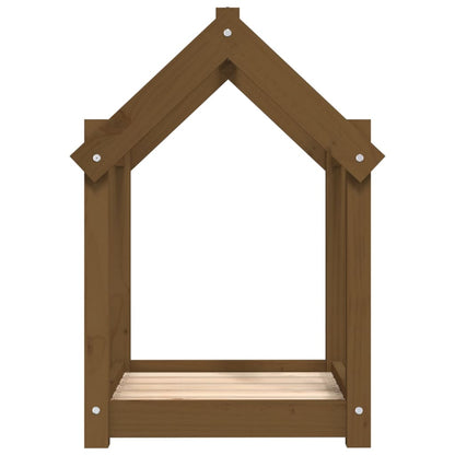 Dog Bed | Honey Brown | Solid pine wood | 61x50x70 cm | Simple | Dog Bed