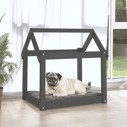 Dog Bed | Grey | Solid Pine Wood | Medium |  Tough | Dog Bed