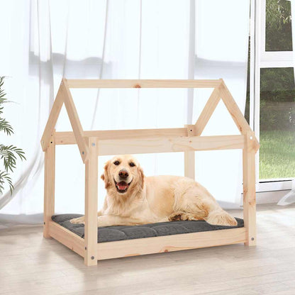 Dog Bed 81x60x70 cm Solid Wood Pine
