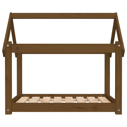 Dog Bed | Honey Brown | Solid Pine Wood | 81x60x70 cm | Durable | Dog Bed