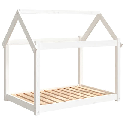 Dog Bed | White | Solid Pine Wood | Medium | Minimalistic | Dog Bed