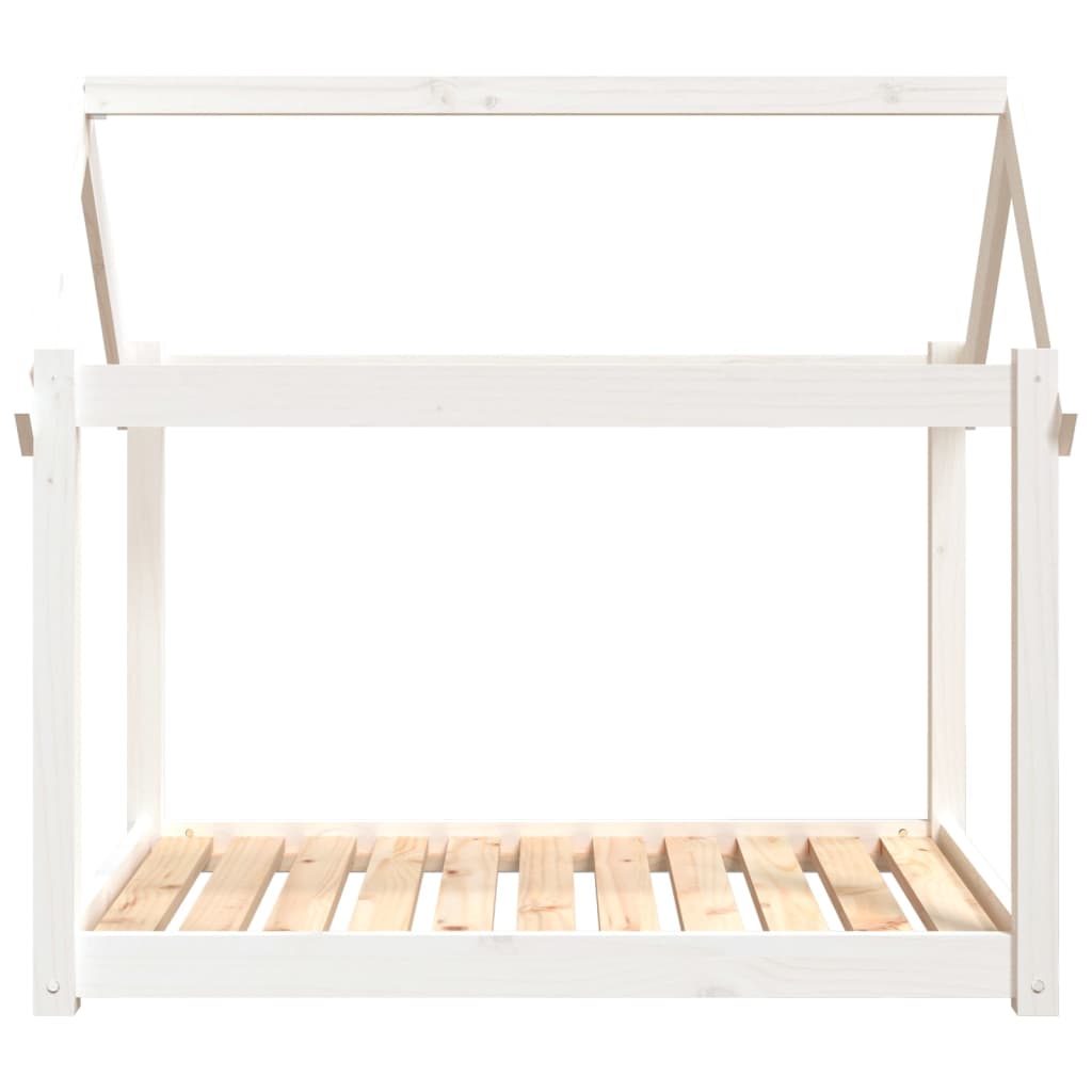 Dog Bed | White | Solid Pine Wood | Medium | Minimalistic | Dog Bed