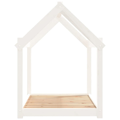 Dog Bed | White | Solid Pine Wood | Medium | Minimalistic | Dog Bed
