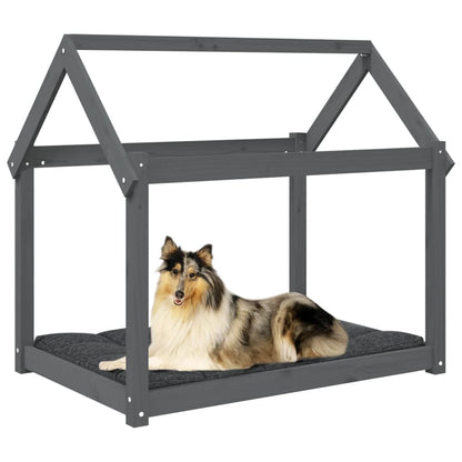Dog Bed | Grey | Solid pine wood | 101 x 70 x 90 cm |  Durable  | Dog Bed