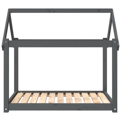 Dog Bed | Grey | Solid pine wood | 101 x 70 x 90 cm |  Durable  | Dog Bed