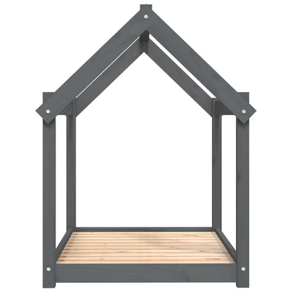 Dog Bed | Grey | Solid pine wood | 101 x 70 x 90 cm |  Durable  | Dog Bed