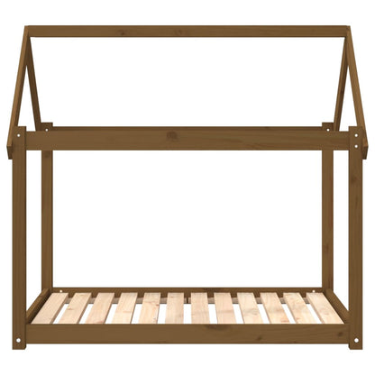 Dog Bed | Honey Brown | Solid Pine Wood | Medium | Durable | Dog Bed
