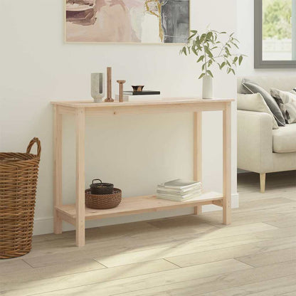 Console Table 110x40x80 cm Solid Wood Pine