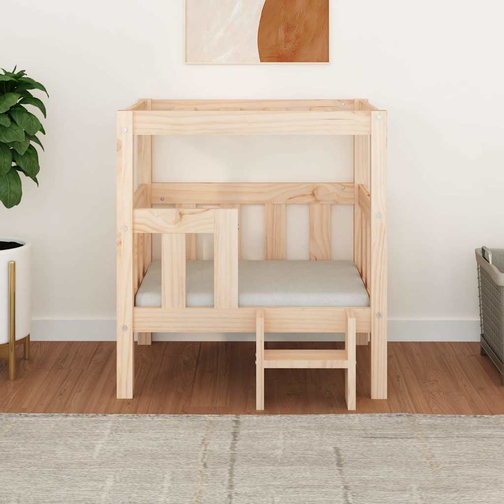 Dog Bed 65,5x50,5x70 cm Solid Wood Pine