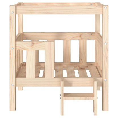 Dog Bed 65.5x50.5x70 cm Solid Wood Pine