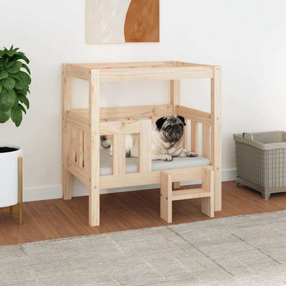 Dog Bed 65,5x50,5x70 cm Solid Wood Pine