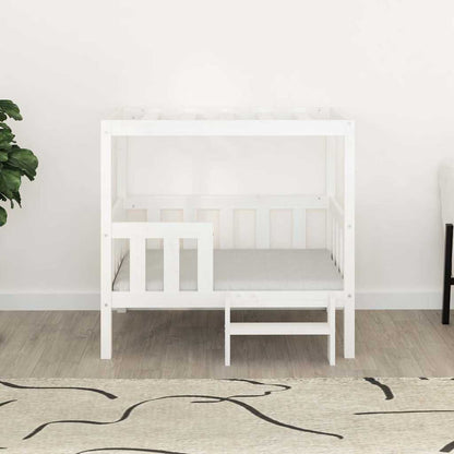 Dog Bed White 95,5x73,5x90 cm Solid Wood Pine