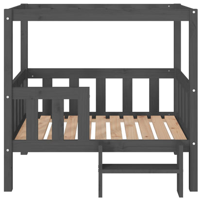 Dog Bed | Grey | Solid Pine Wood | Large | Durable | Dog Bed