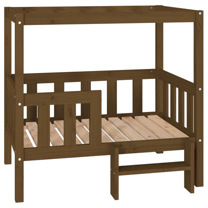 Dog Bed | Honey Brown | Solid Pine Wood | Medium | Durable | Dog Bed