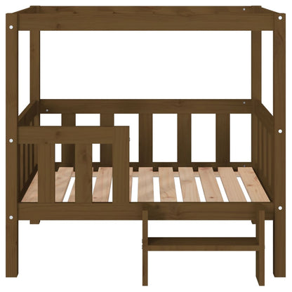 Dog Bed | Honey Brown | Solid Pine Wood | Medium | Durable | Dog Bed