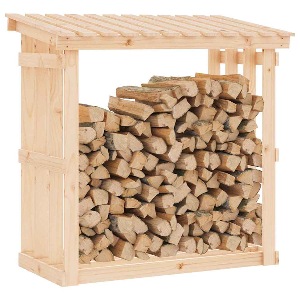 Firewood Rack 108x64,5x109 cm Solid Wood Pine
