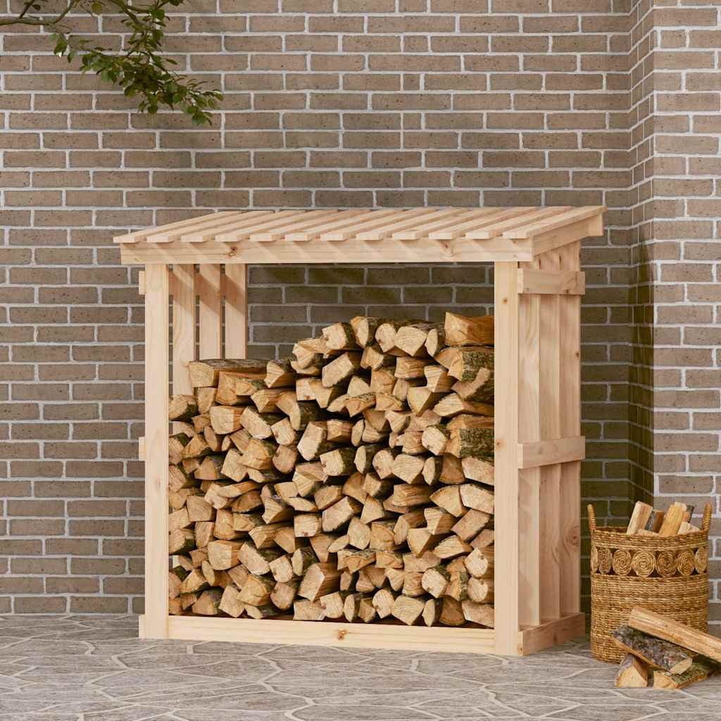 Firewood Rack 108x64,5x109 cm Solid Wood Pine