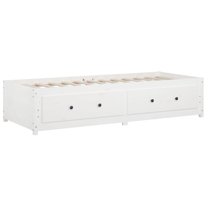 Day Bed without Mattress White 80x200 cm Solid Wood Pine