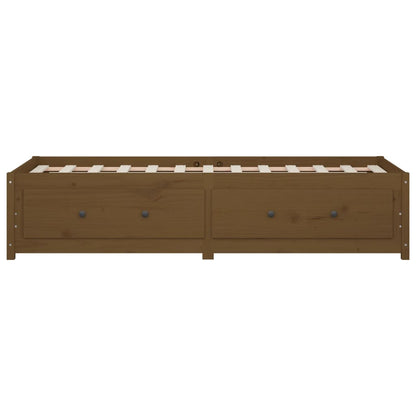 Day Bed without Mattress Honey Brown 80x200 cm Solid Wood Pine