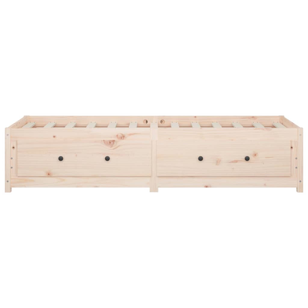 Day Bed without Mattress 90x200 cm Solid Wood Pine