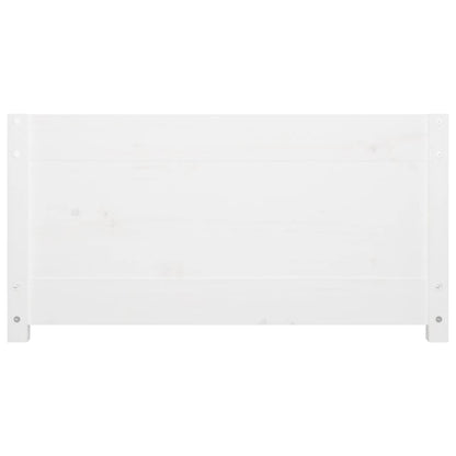 Day Bed without Mattress White 90x200 cm Solid Wood Pine