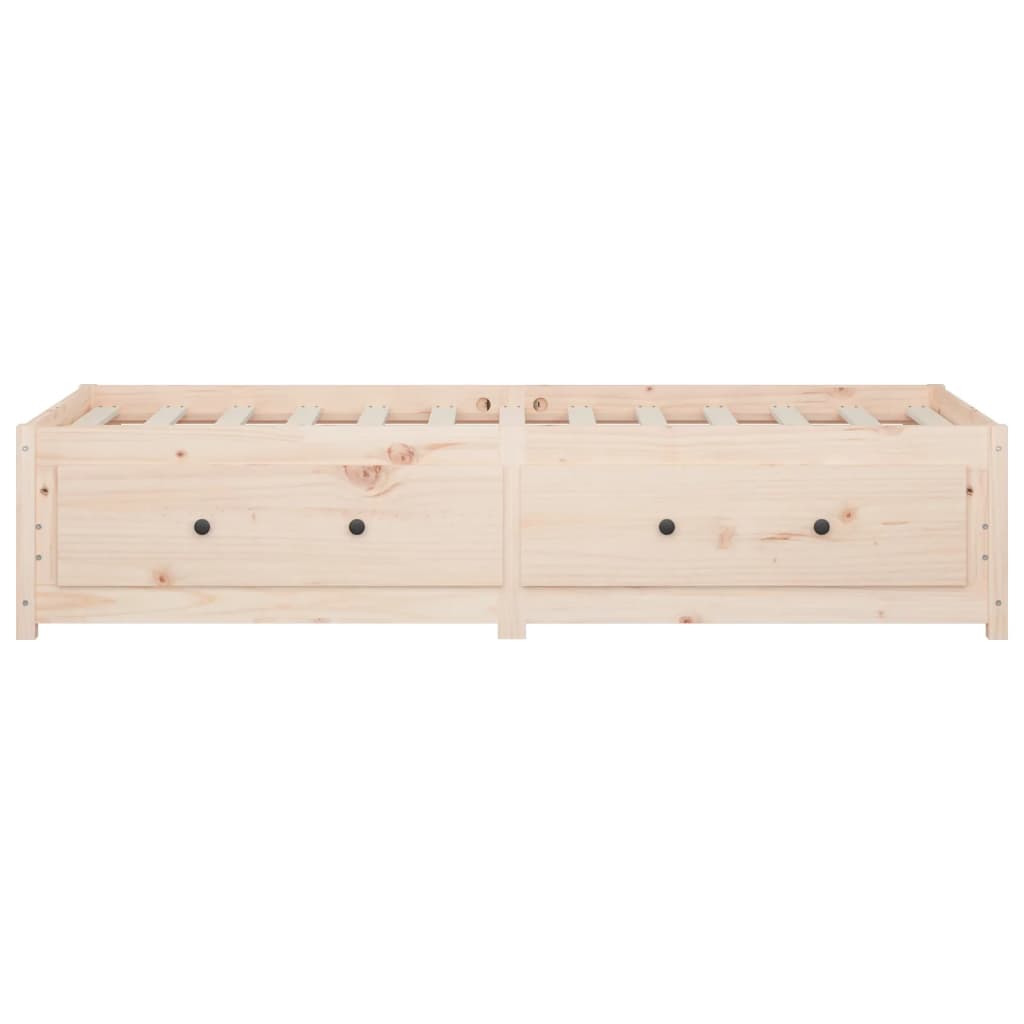 Day Bed without Mattress 90x190 cm Single Single Solid Wood Pine
