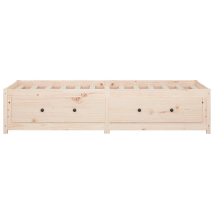Day Bed without Mattress 90x190 cm Single Single Solid Wood Pine