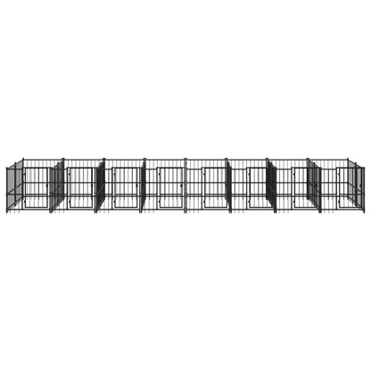 Outdoor Dog Kennel Steel 15.02 m²