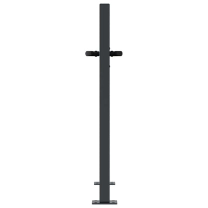 Garden Gate Anthracite 100x100 cm Steel Tree Design