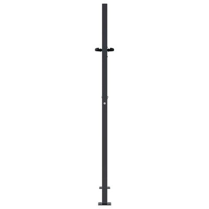 Garden Gate Anthracite 100x150 cm Steel Tree Design