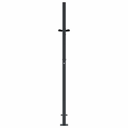 Garden Gate Anthracite 100x150 cm Steel Tree Design