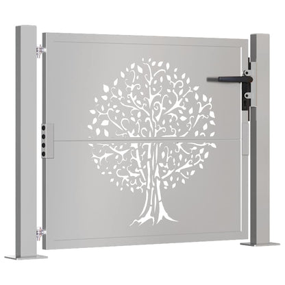 Garden Gate 100x100 cm Corten Steel Tree Design