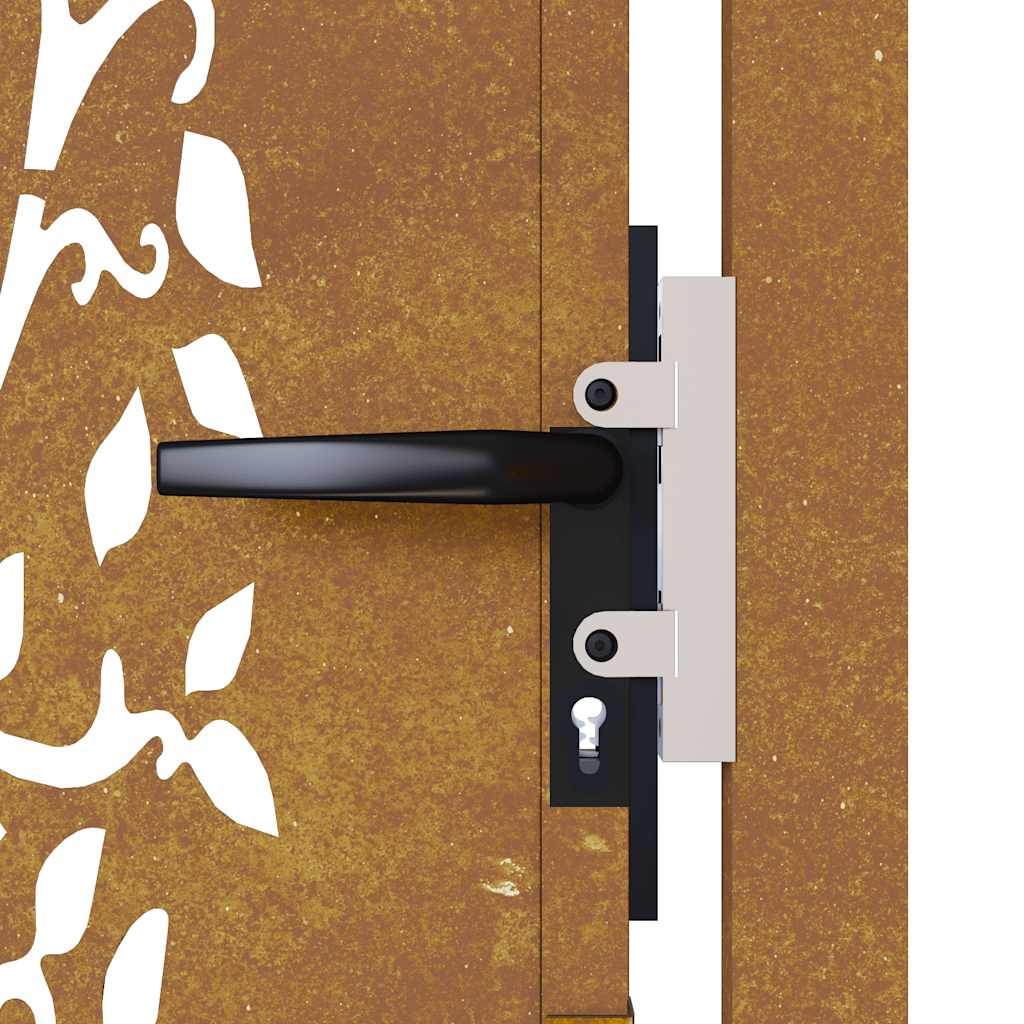 Garden Gate 100x150 cm Corten Steel Tree Design
