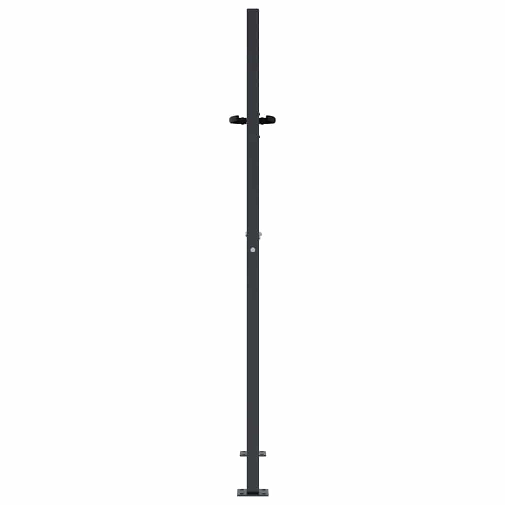 Garden Gate Anthracite 100x150 cm Steel Grass Design