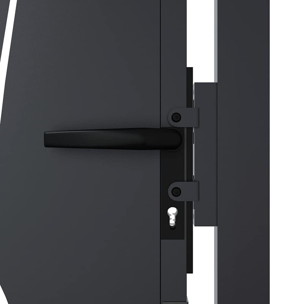 Garden Gate Anthracite 100x150 cm Steel Grass Design