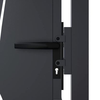 Garden Gate Anthracite 100x150 cm Steel Grass Design