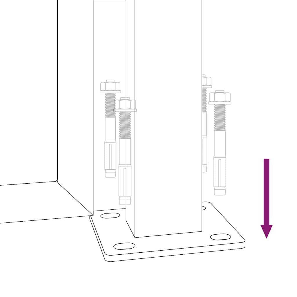Garden Gate 100x150 cm Corten Steel Grass Design