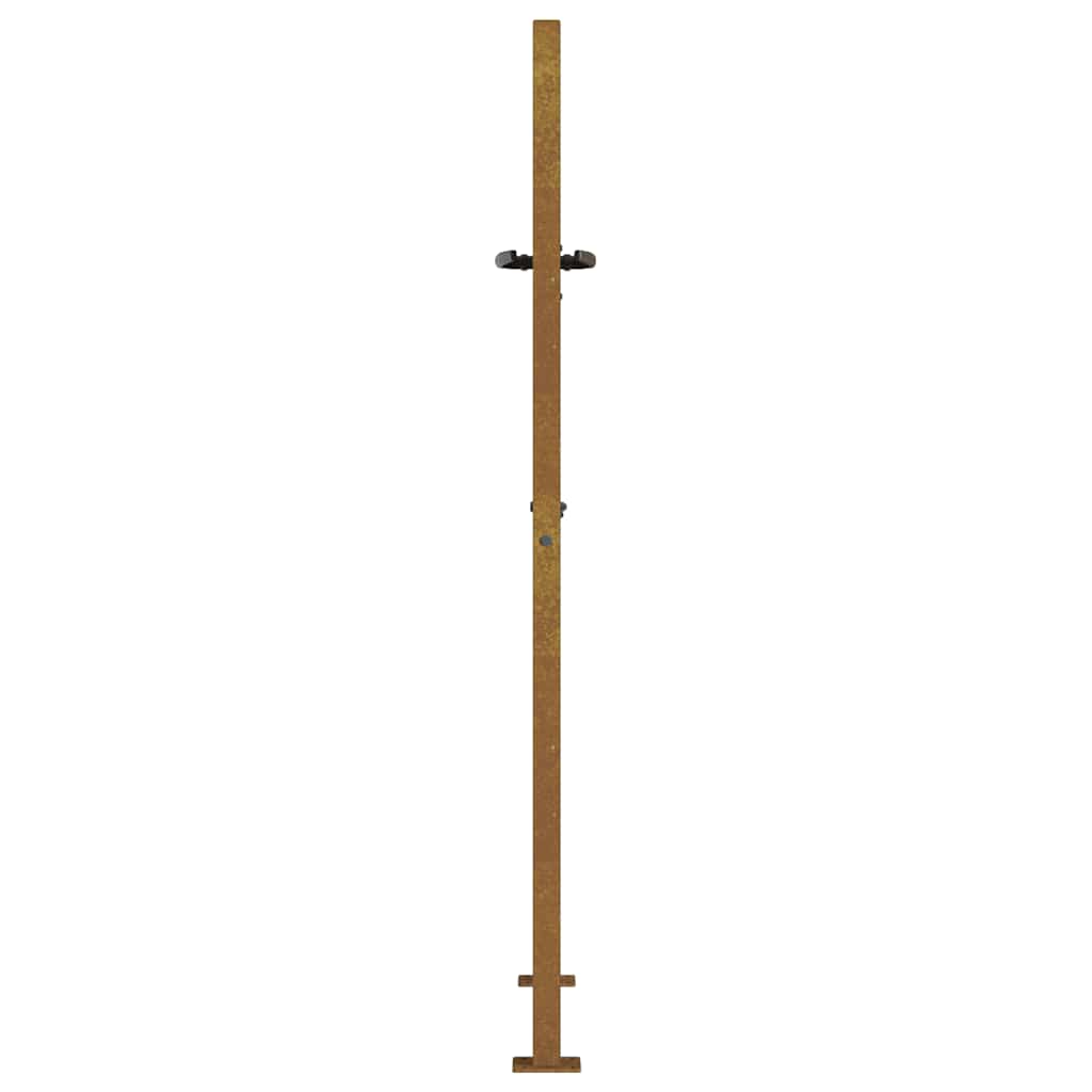 Garden Gate 100x150 cm Corten Steel Bamboo Design