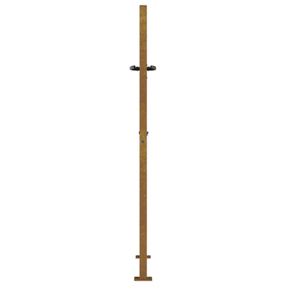 Garden Gate 100x150 cm Corten Steel Bamboo Design