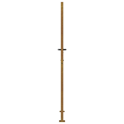 Garden Gate 100x200 cm Corten Steel Bamboo Design