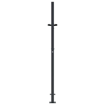 Garden Gate Anthracite 100x125 cm Steel Square Design