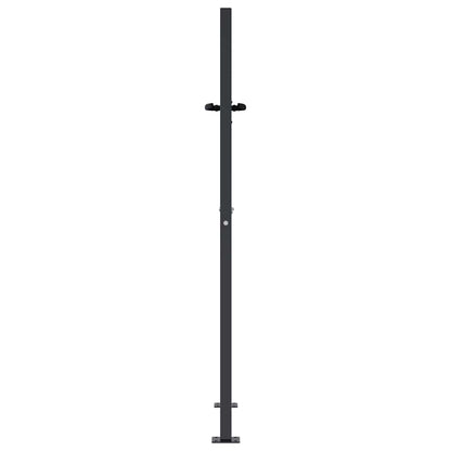 Garden Gate Anthracite 100x150 cm Steel Square Design