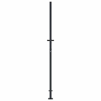 Garden Gate Anthracite 100x175 cm Steel Square Design