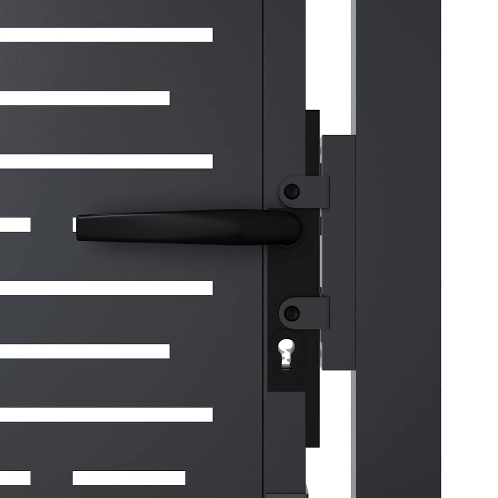 Garden Gate Anthracite 100x175 cm Steel Square Design