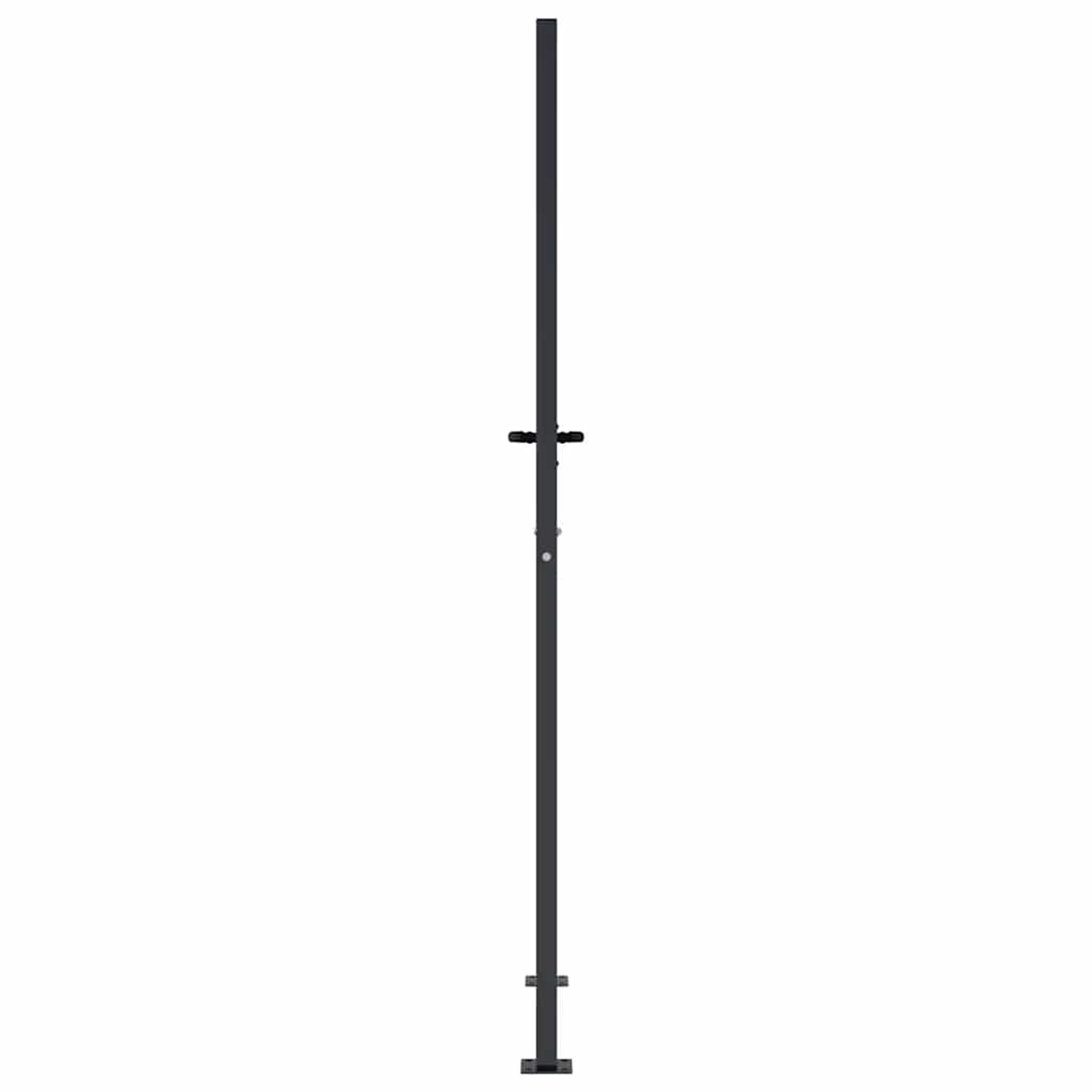 Garden Gate Anthracite 100x200 cm Steel Square Design