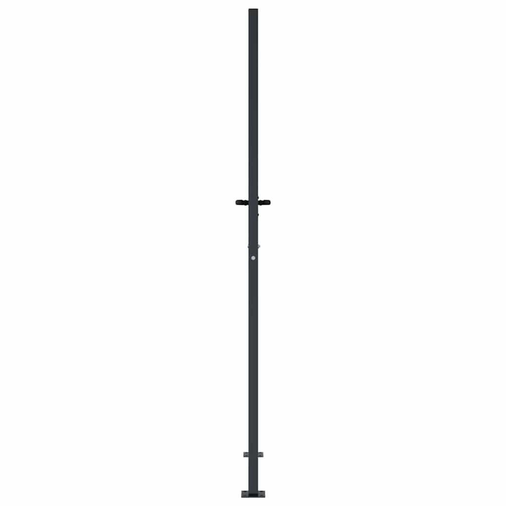 Garden Gate Anthracite 100x200 cm Steel Square Design