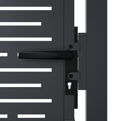 Garden Gate Anthracite 100x200 cm Steel Square Design