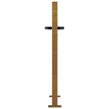 Garden Gate 100x75 cm Corten Steel Square Design